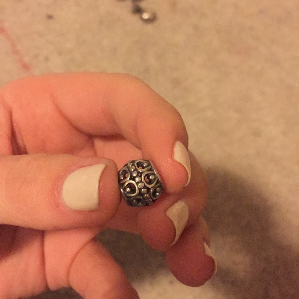 Silver pandora charm
